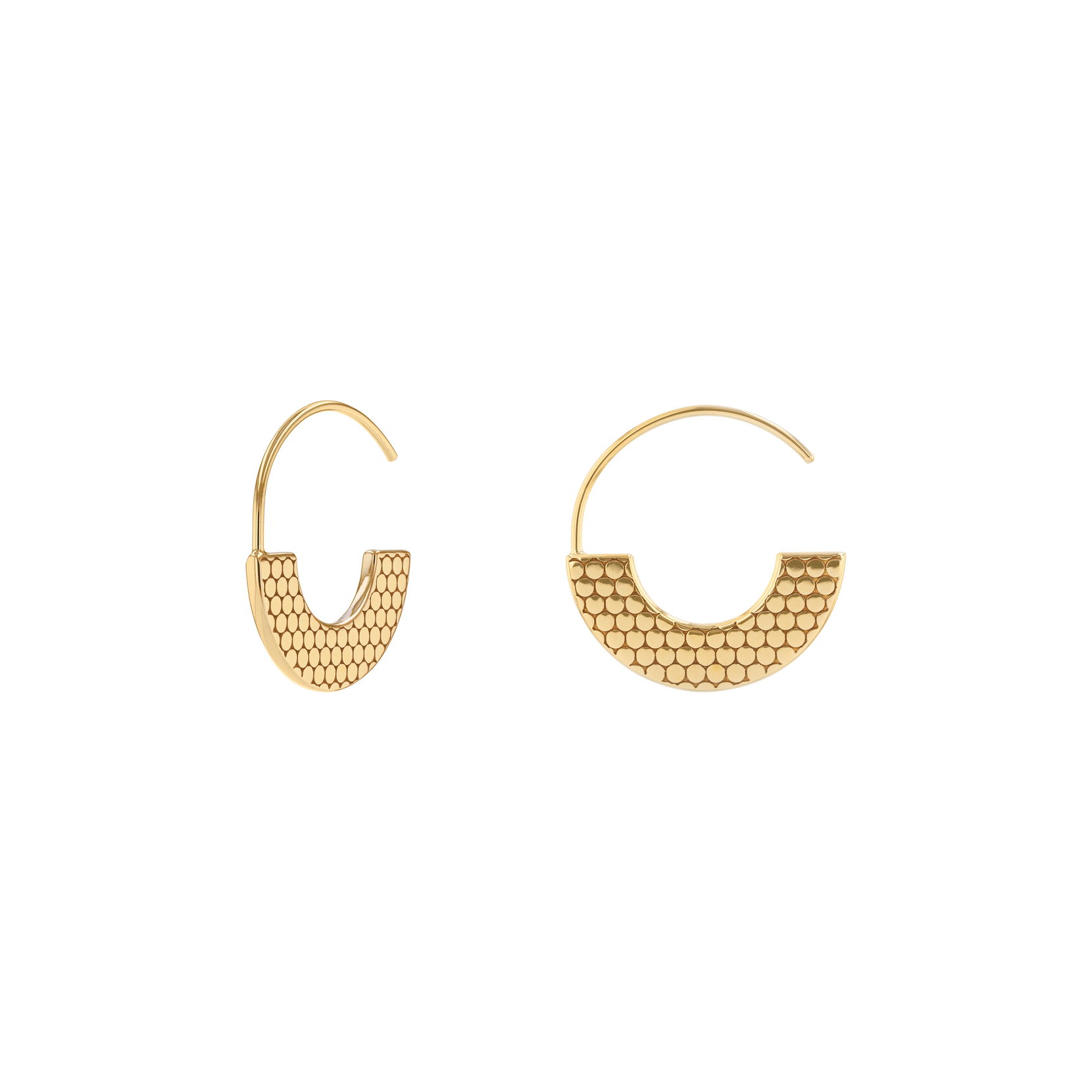 Textured Hoop Women's Earrings