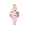Sunlight Floral Women's Watch & Lucky Bee Bracelet Gift Set, 30mm