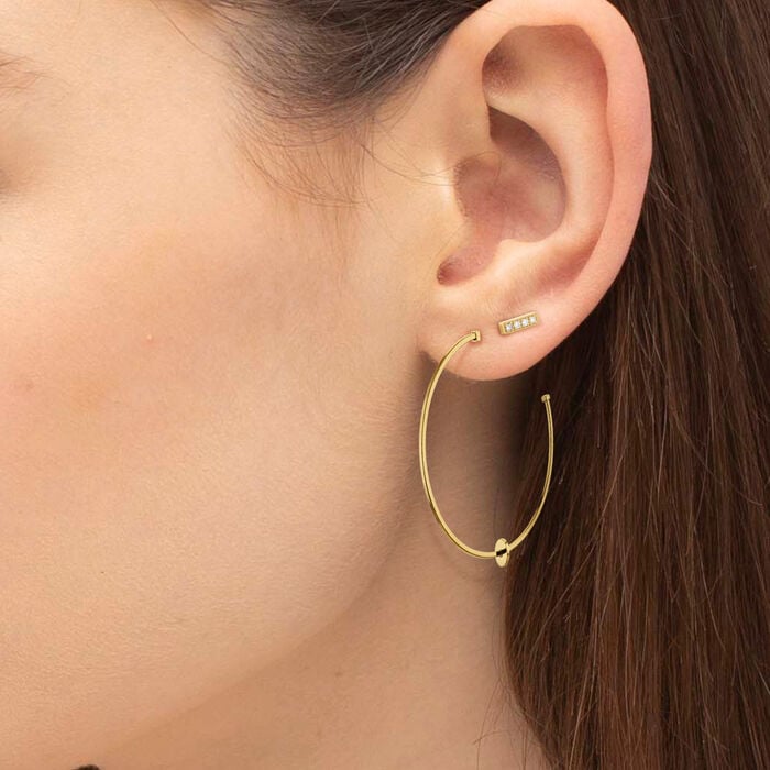 Simple Hoop Women's Earrings