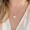 Silver North Star Locket Necklace