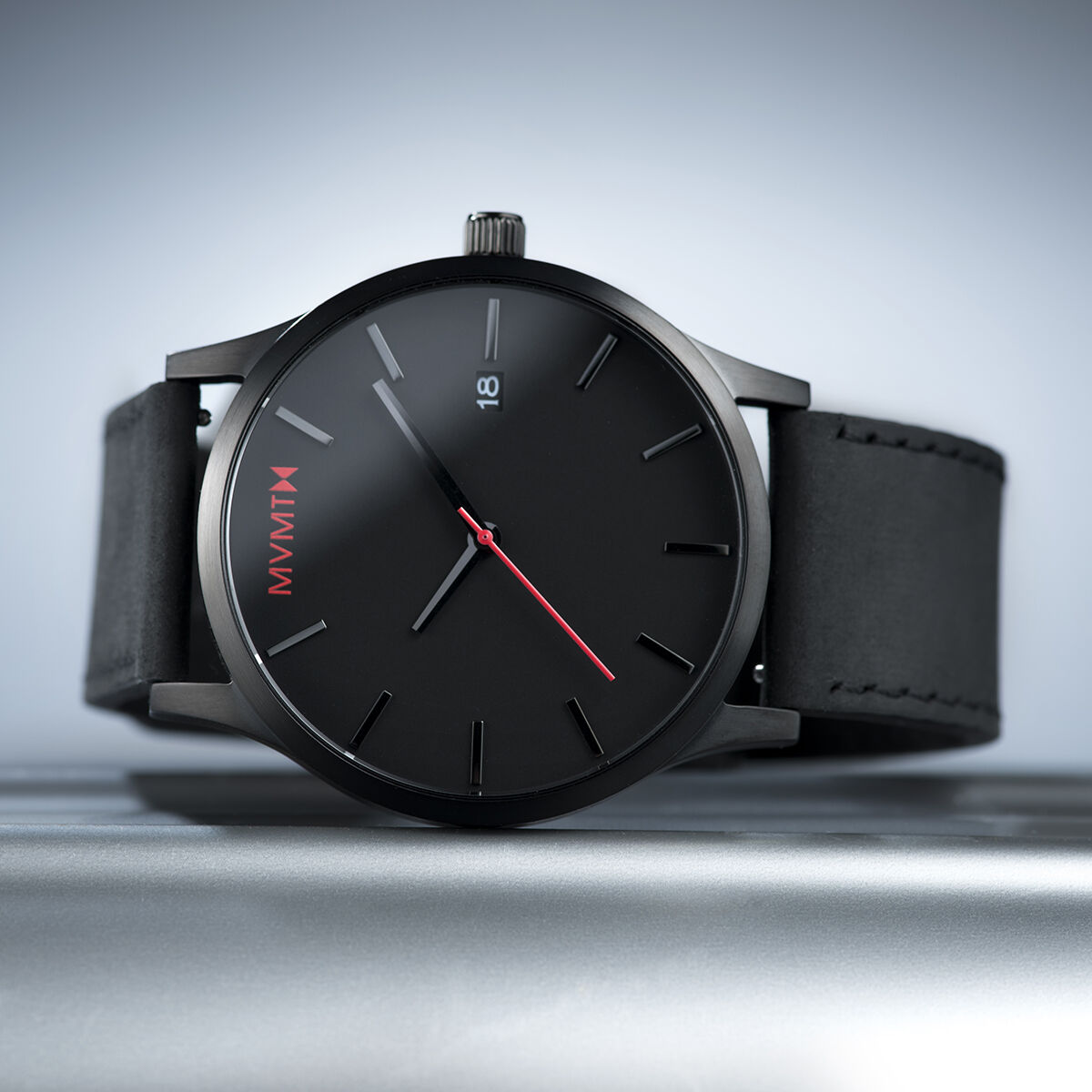 Classic Black Leather Classic Men s Watch Collection MVMT