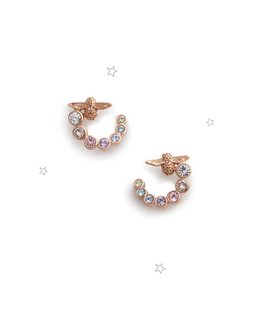 Olivia burton bee earrings rose gold clearance