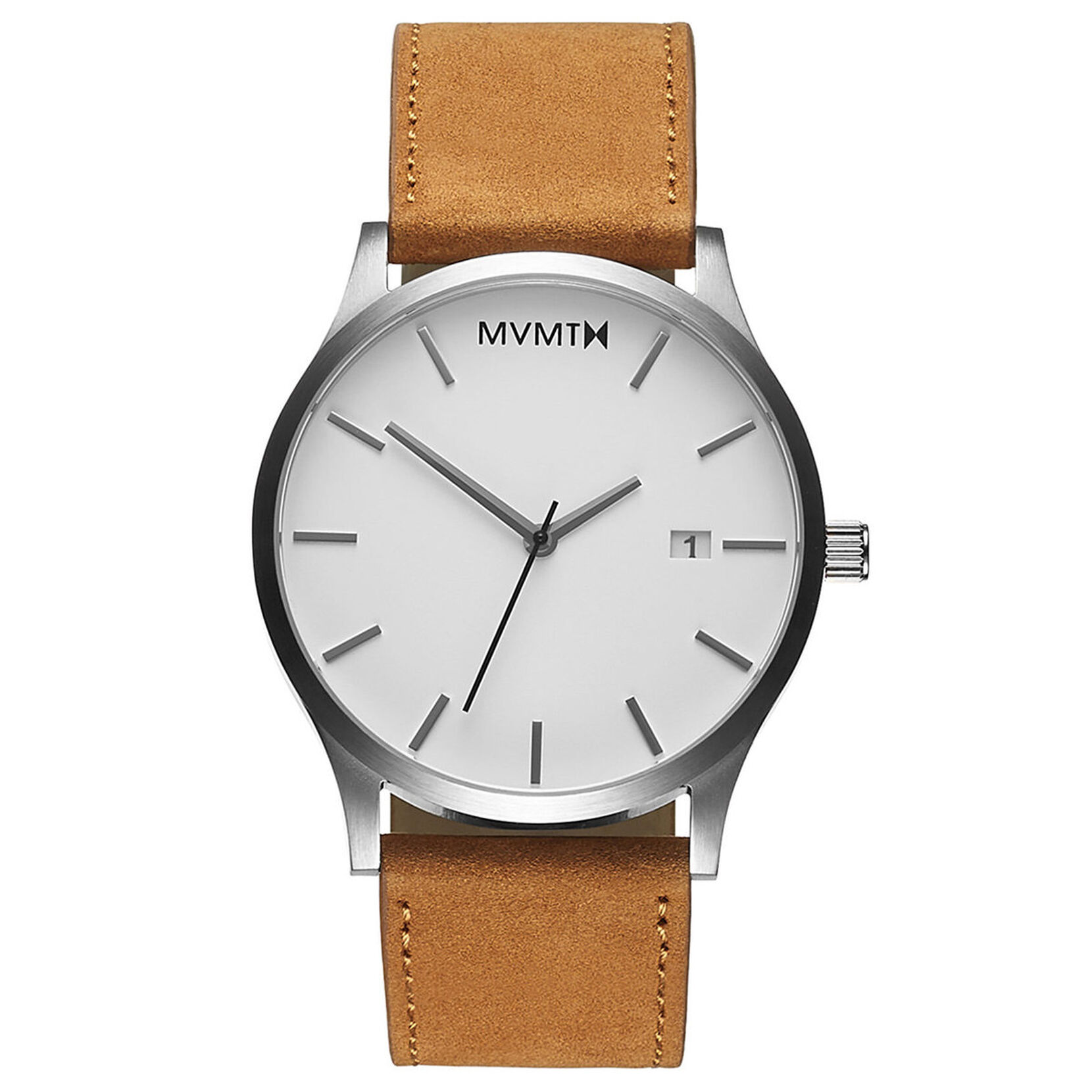 White Tan Men's Watch, 45mm