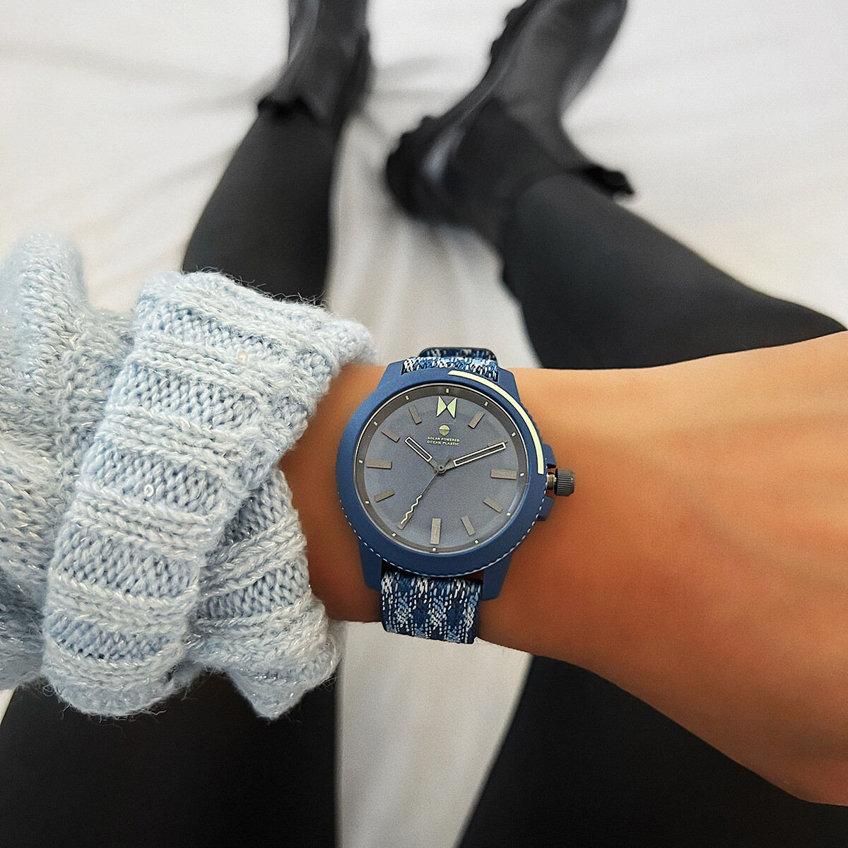 Pacific Blue Solar Unisex Watch 38mm