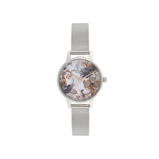 Olivia Burton Marble Florals Midi Dial Watch