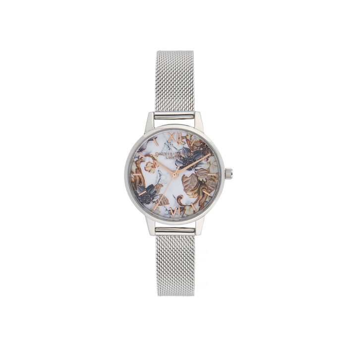 Olivia Burton Marble Florals Women's Watch, 30mm