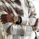 Aether Gold Men's Watch, 43mm