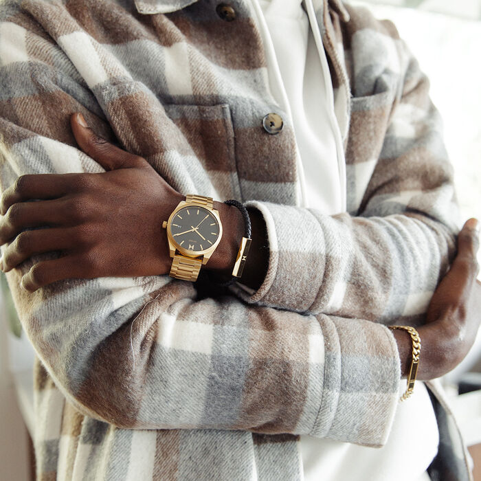 Aether Gold Men's Watch, 43mm