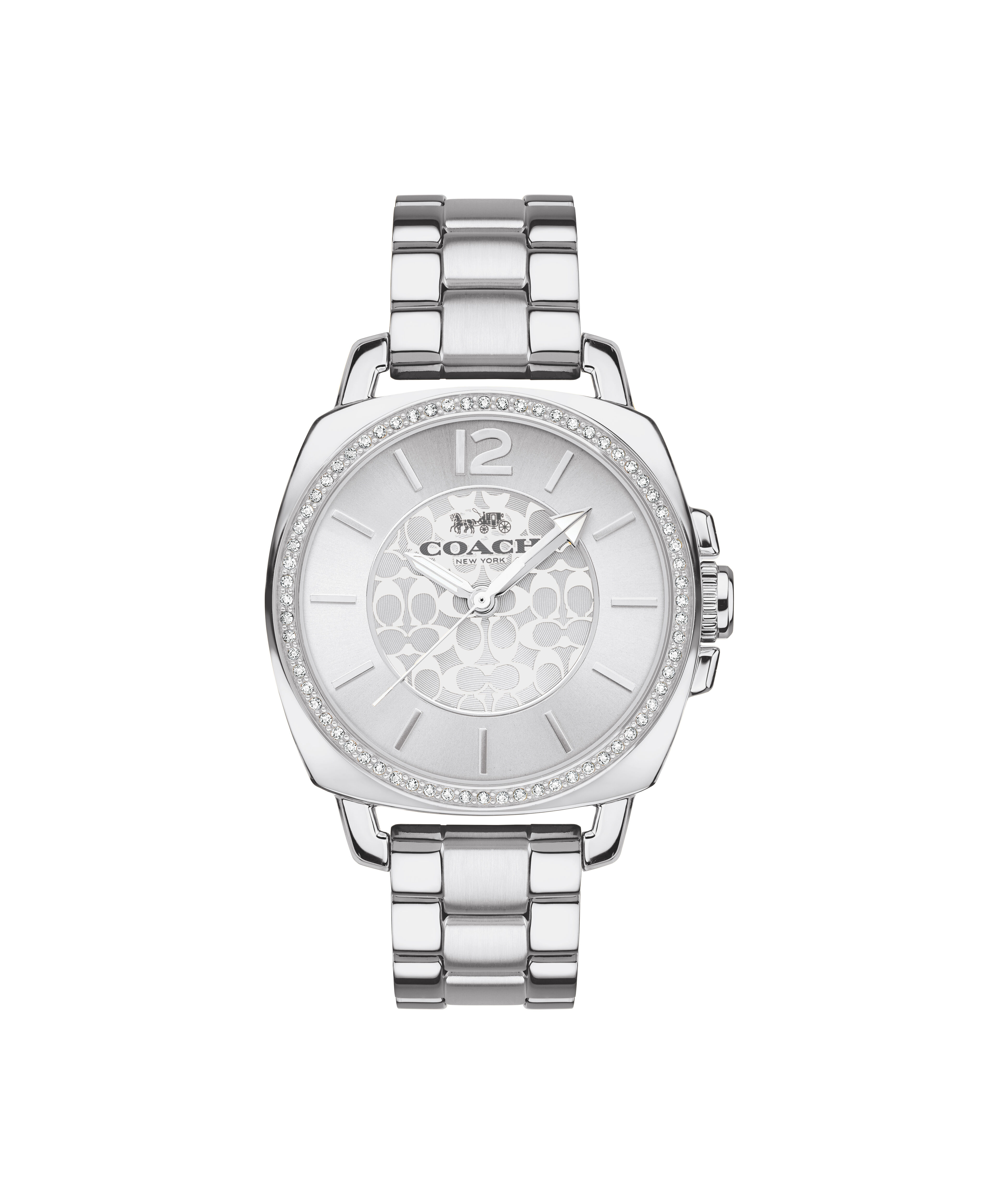 Coach women's discount stainless steel watch