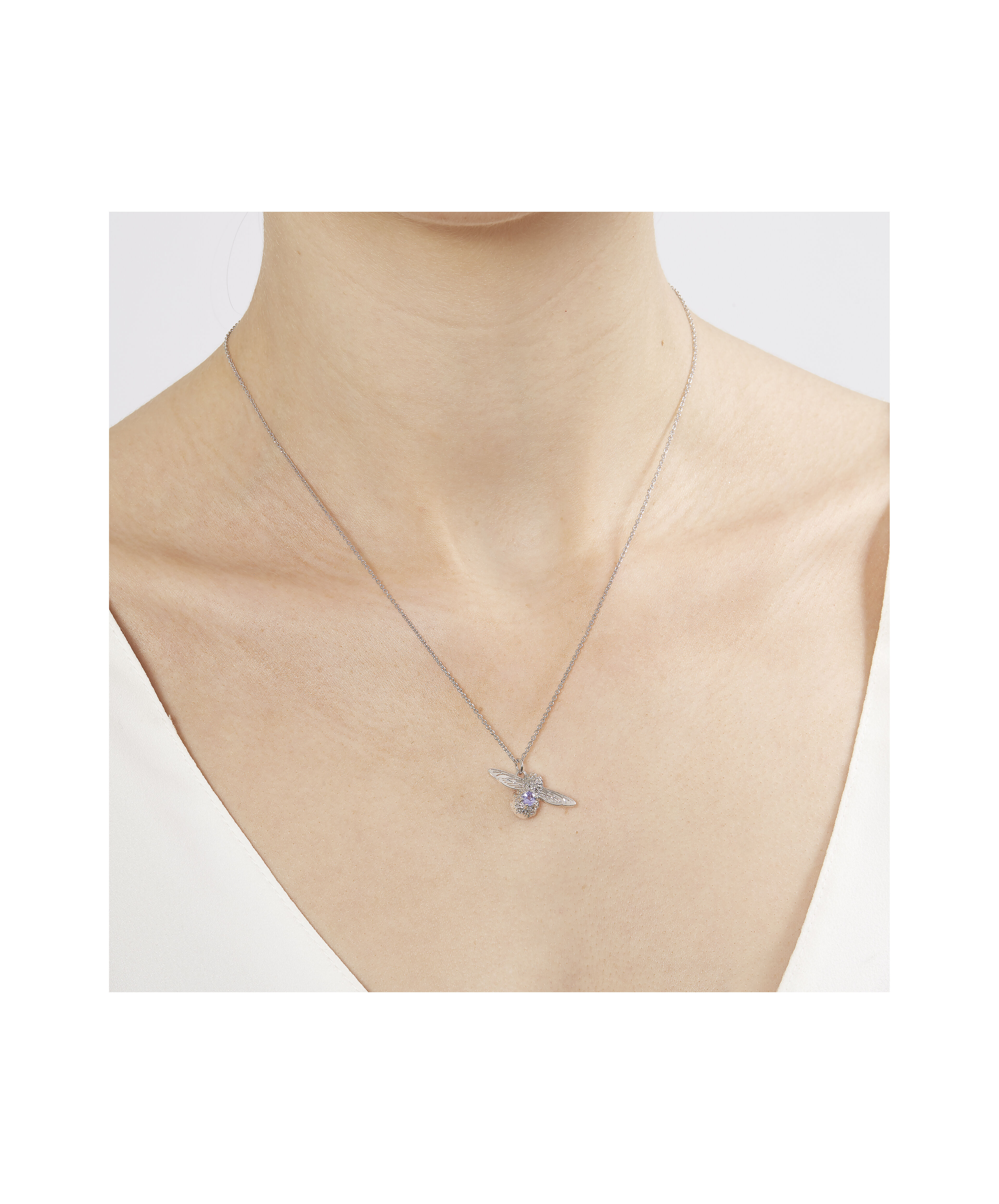 Olivia burton sparkle bee necklace deals