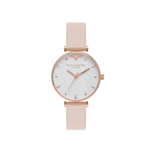  T-Bar Nude Peach & Rose Gold Watch 