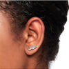 Olivia Burton Rainbow Bee Crawler & Stud Women's Earrings