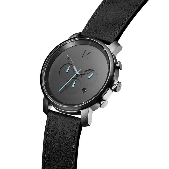 Gunmetal Black Men's Watch, 45mm