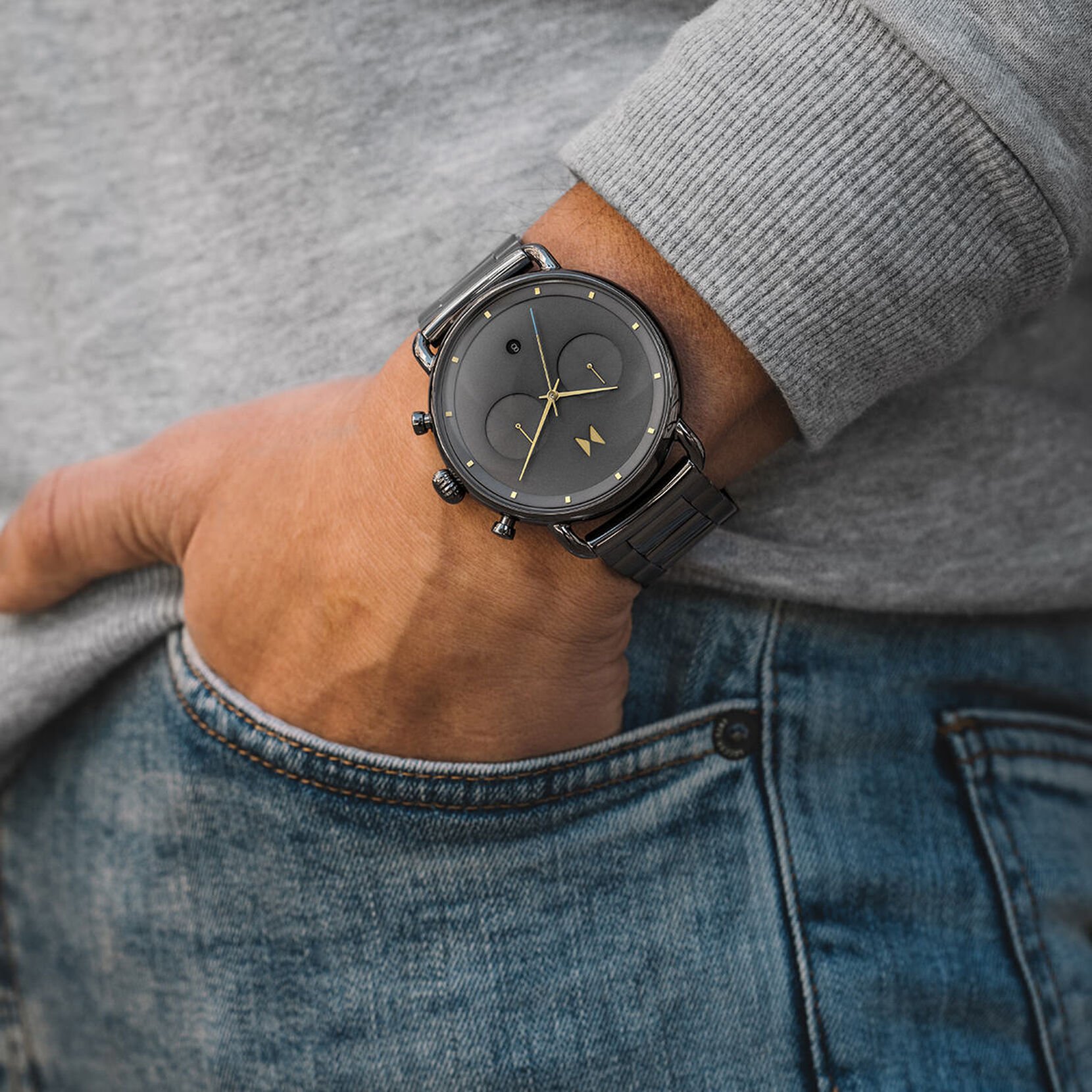 Blacktop Men's Watch, 47mm