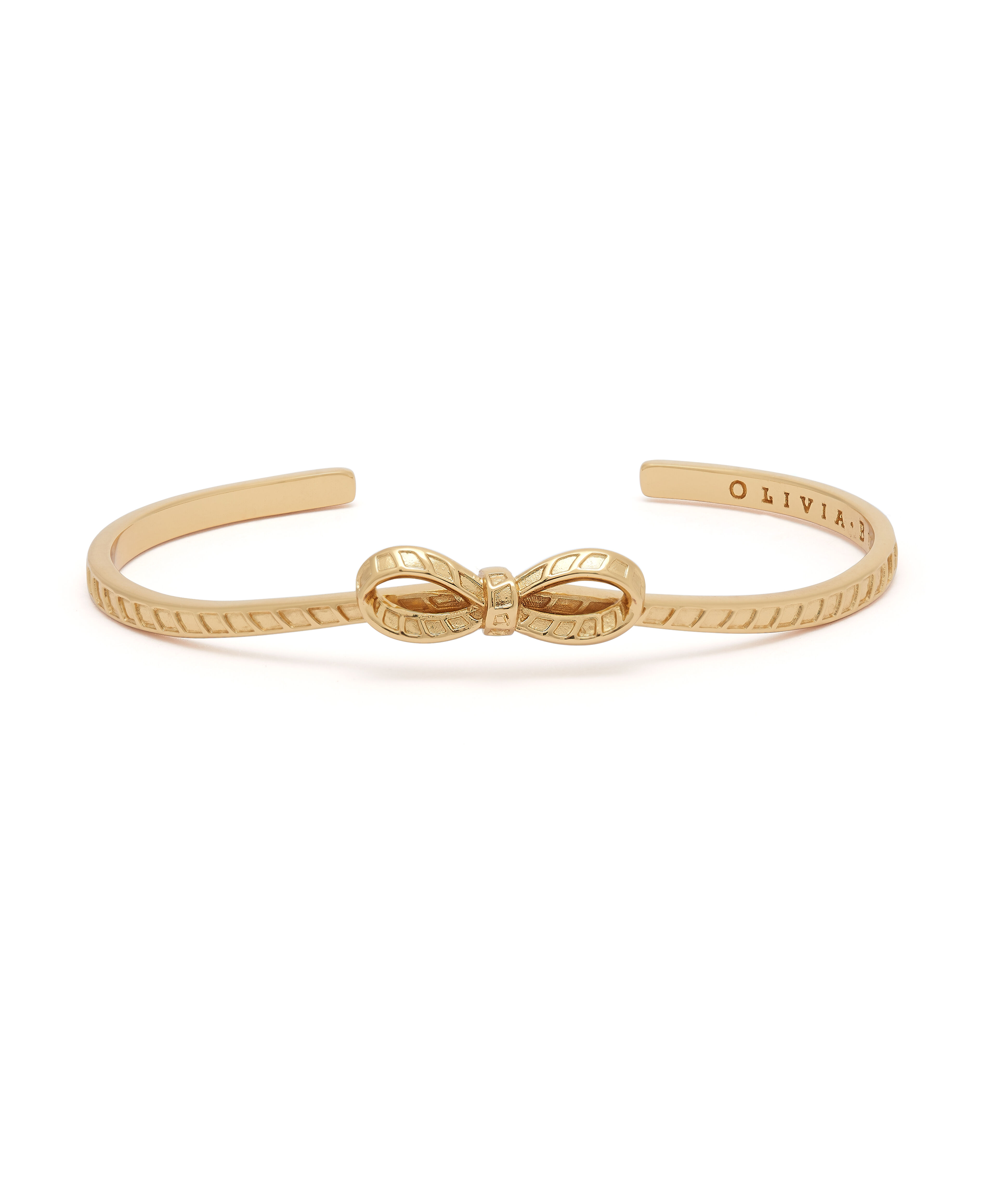 Bow Gold Bow Bangle Olivia Burton London