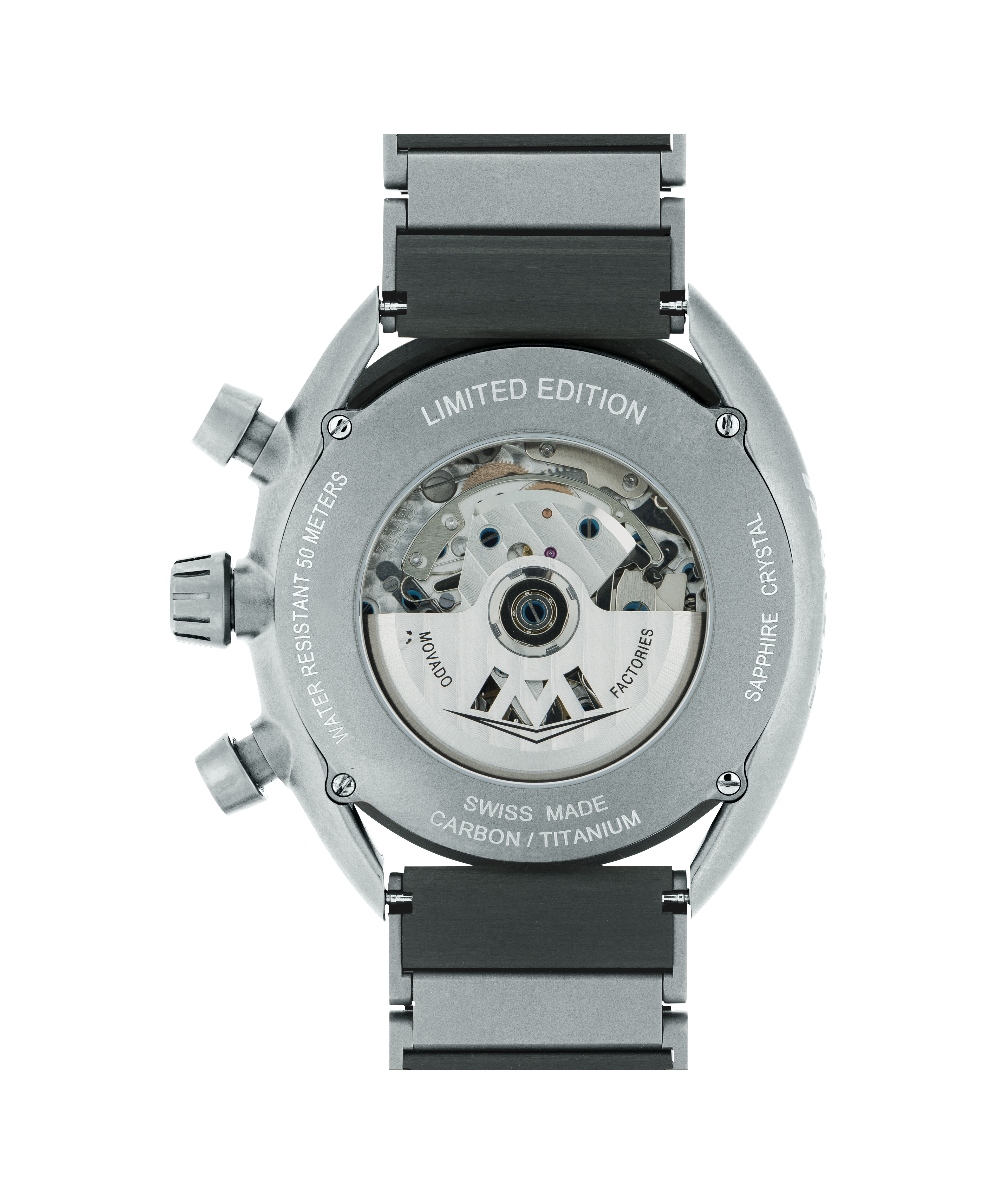 Movado Movado Company Store Movado Parlee Men s Black and Stainless Steel Automatic Limited Edition Watch