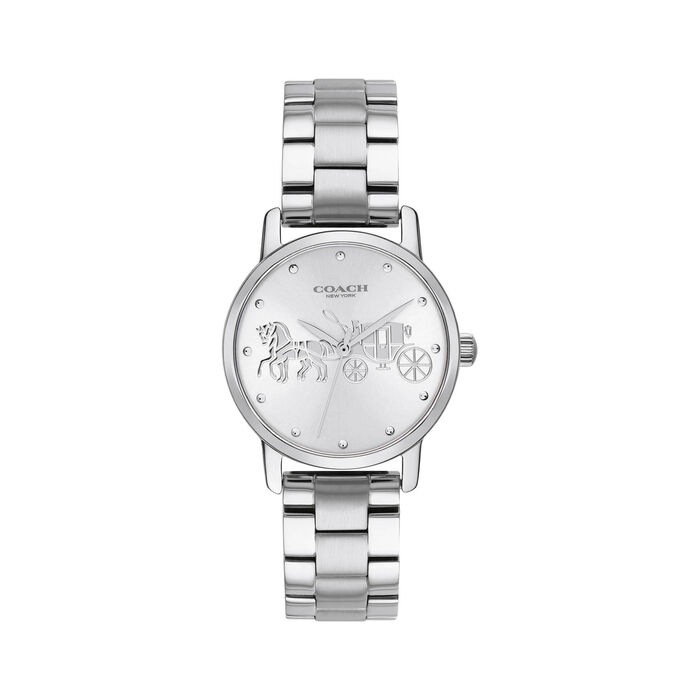 Coach | Movado Company Store| Coach Grand Women's Stainless Steel Bracelet  Watch