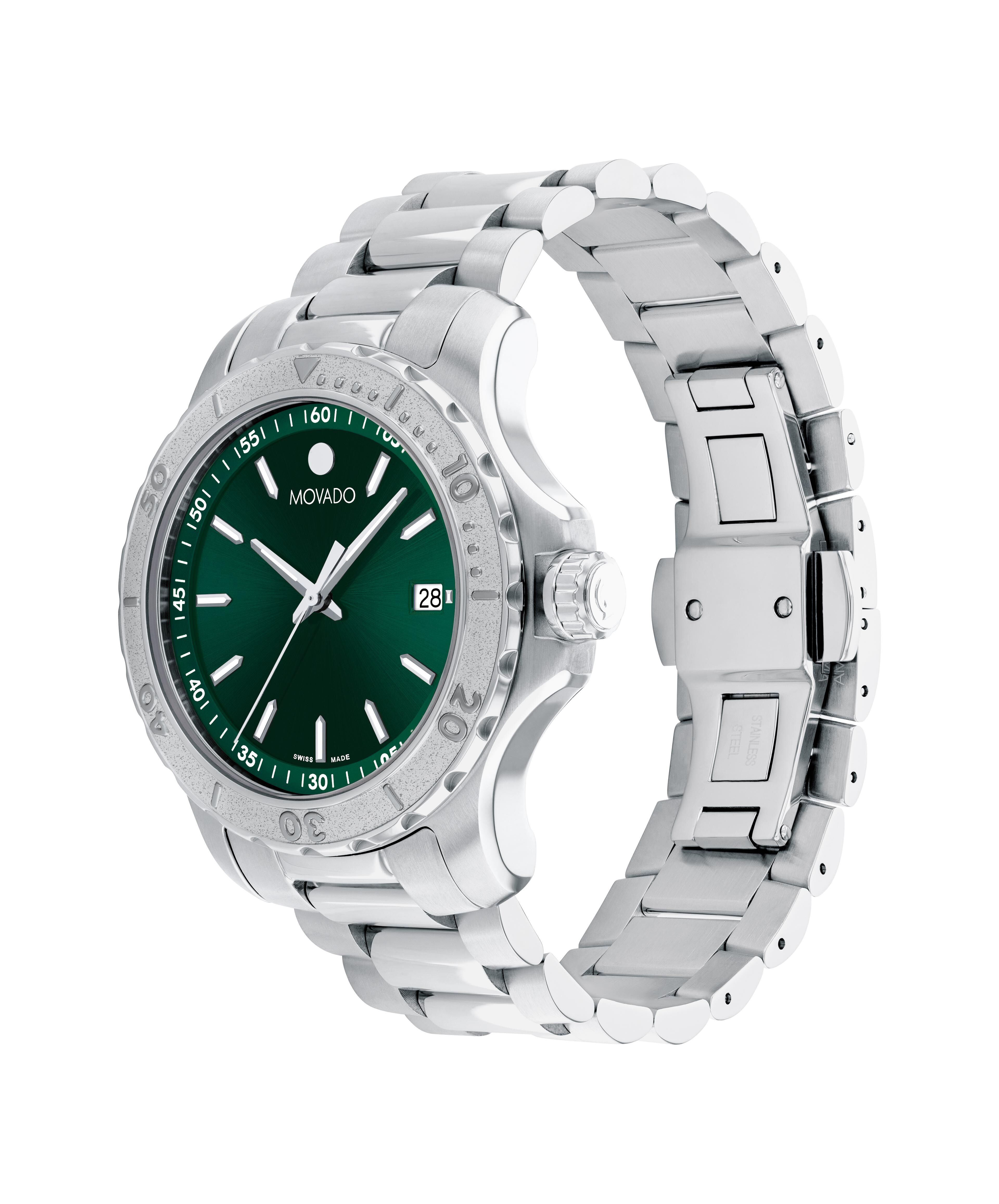Movado deals green watch