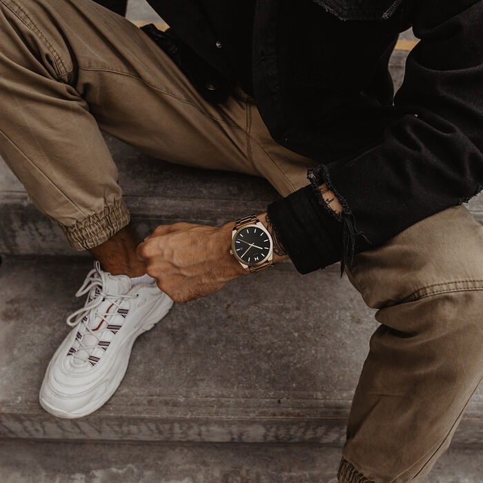 Aether Gold Men's Watch, 43mm