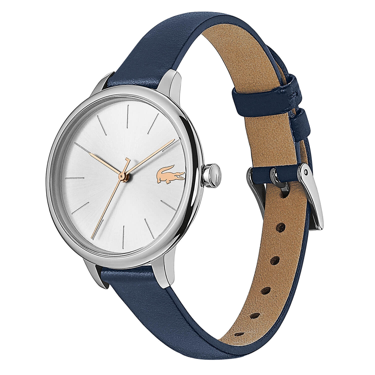 Lacoste Ladies Cannes Blue Leather Watch