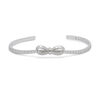 Silver Bow Bangle