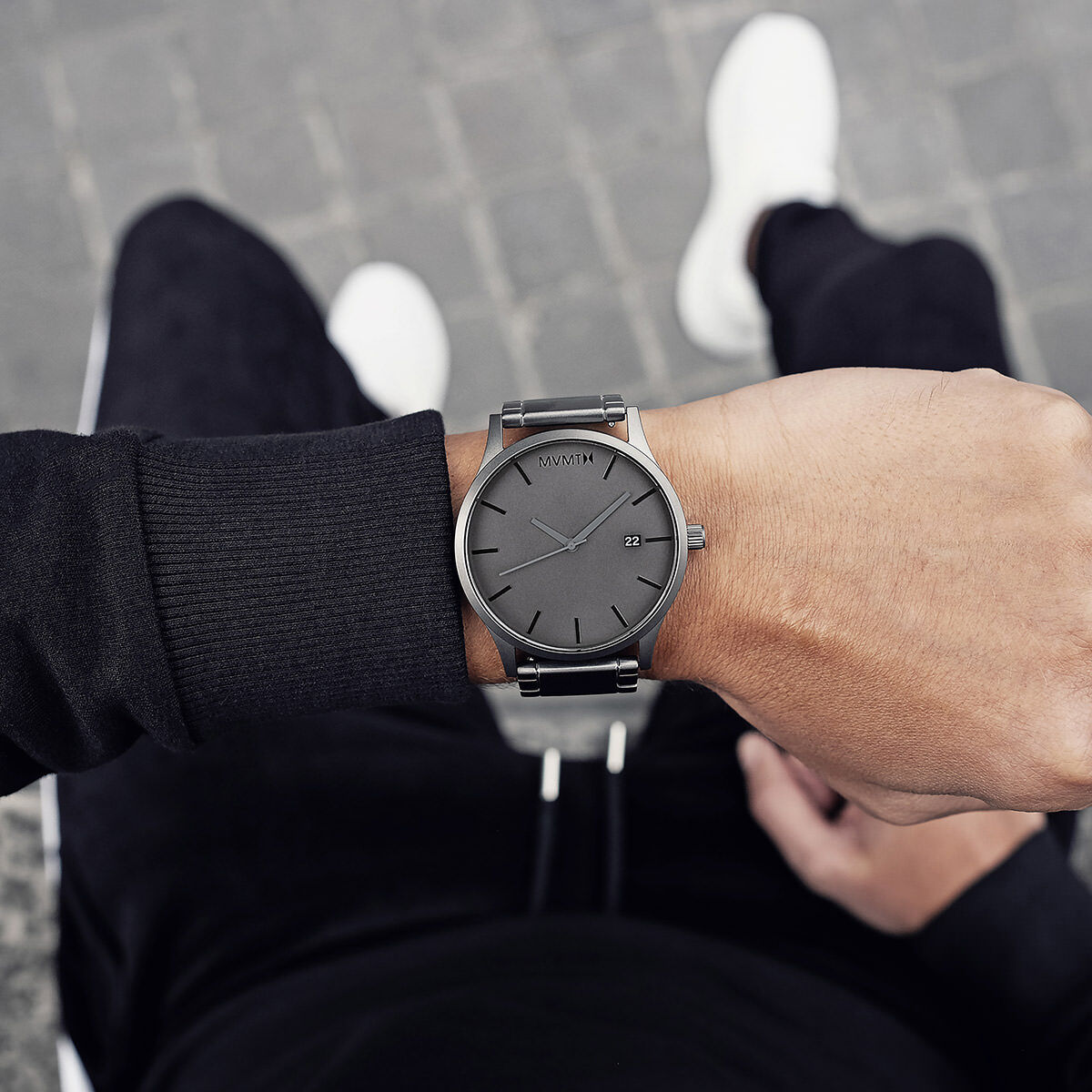 Classic Monochrome Link Classic Men s Watch Collection MVMT