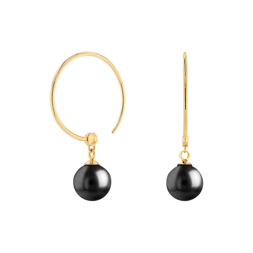 Pearl Hoop Women's Earrings