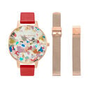 Pop Art Women's Watch & Strap Gift Set, 38mm