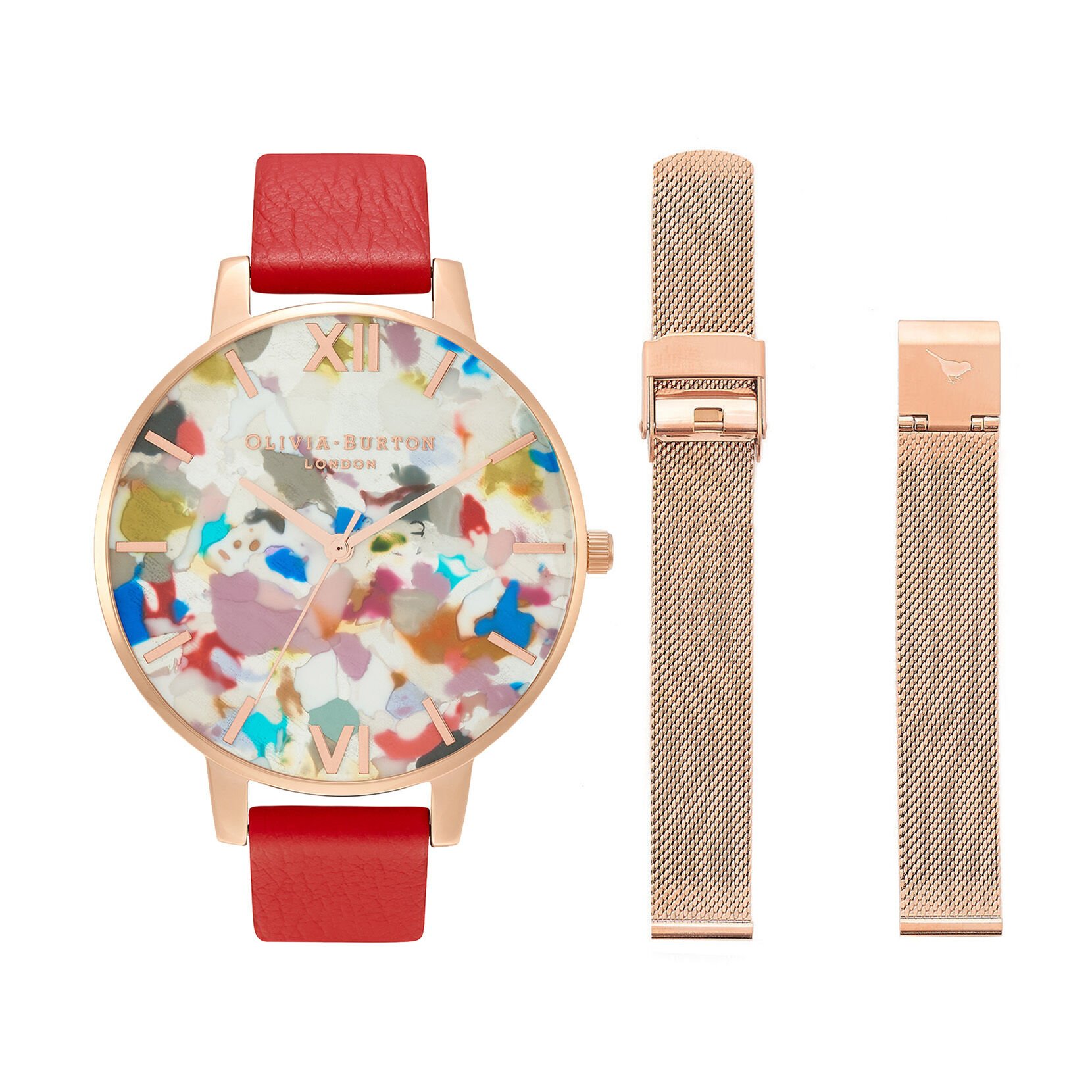 Pop Art Women's Watch & Strap Gift Set, 38mm