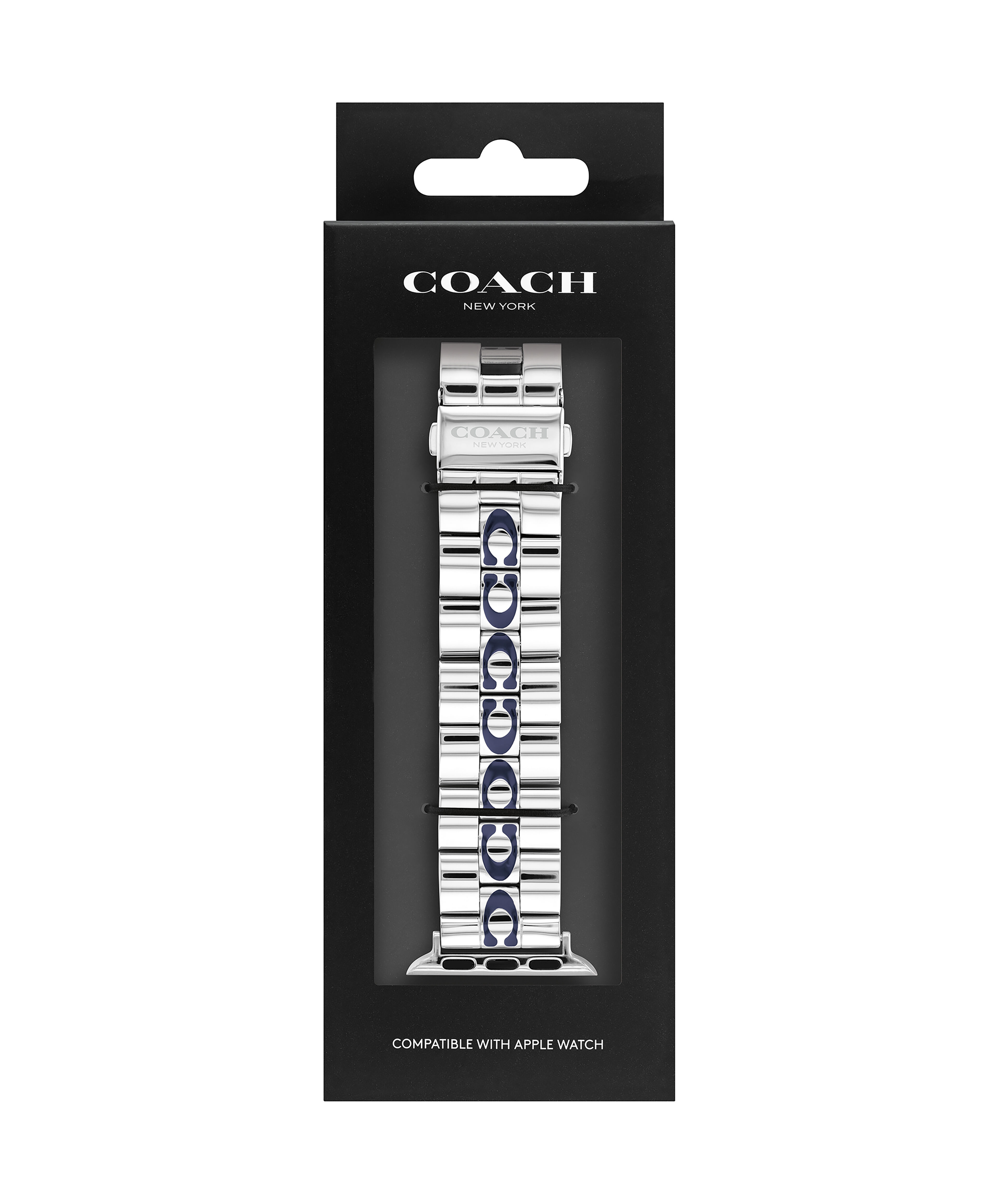Coach apple watch strap with prints on sale