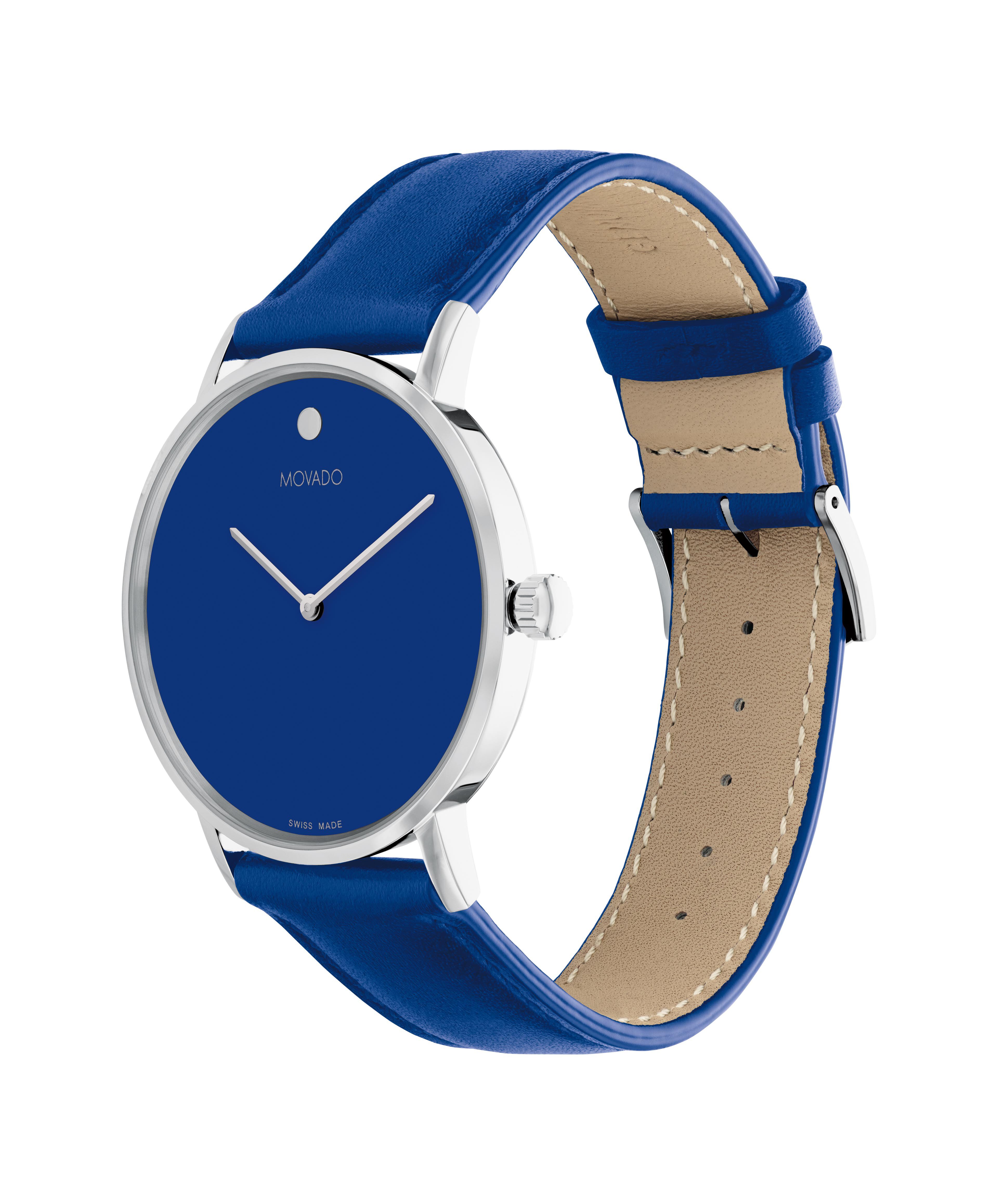 Movado women's watch with blue face sales