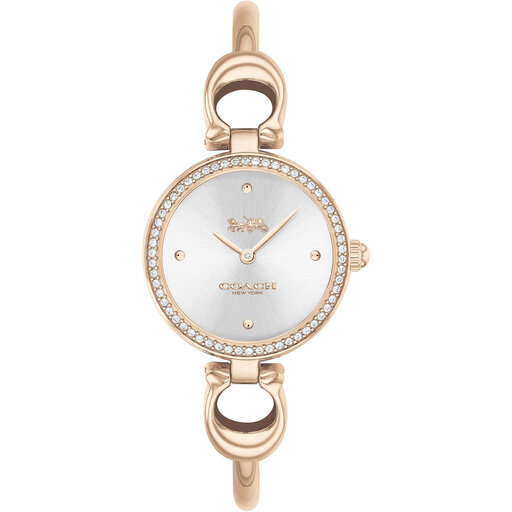 Coach Ladies Park Carnation Gold Plated Watch
