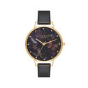 Gold & Black Women's Watch, 34mm