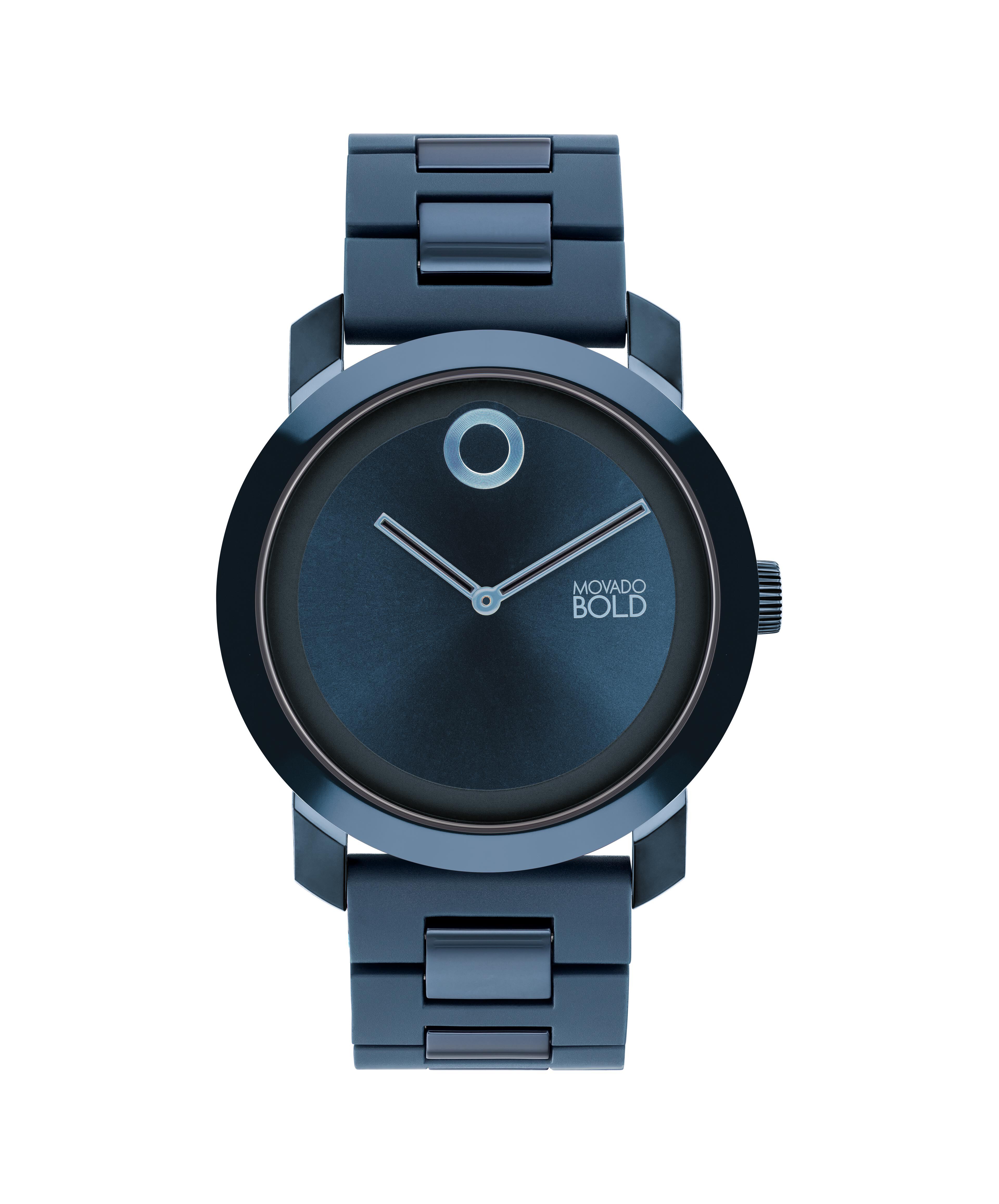 Women's blue movado watch store