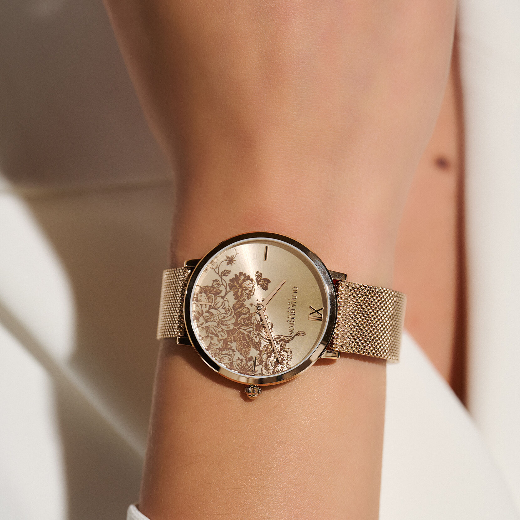 Floral Blooms Ultra Slim Women's Watch, 35mm