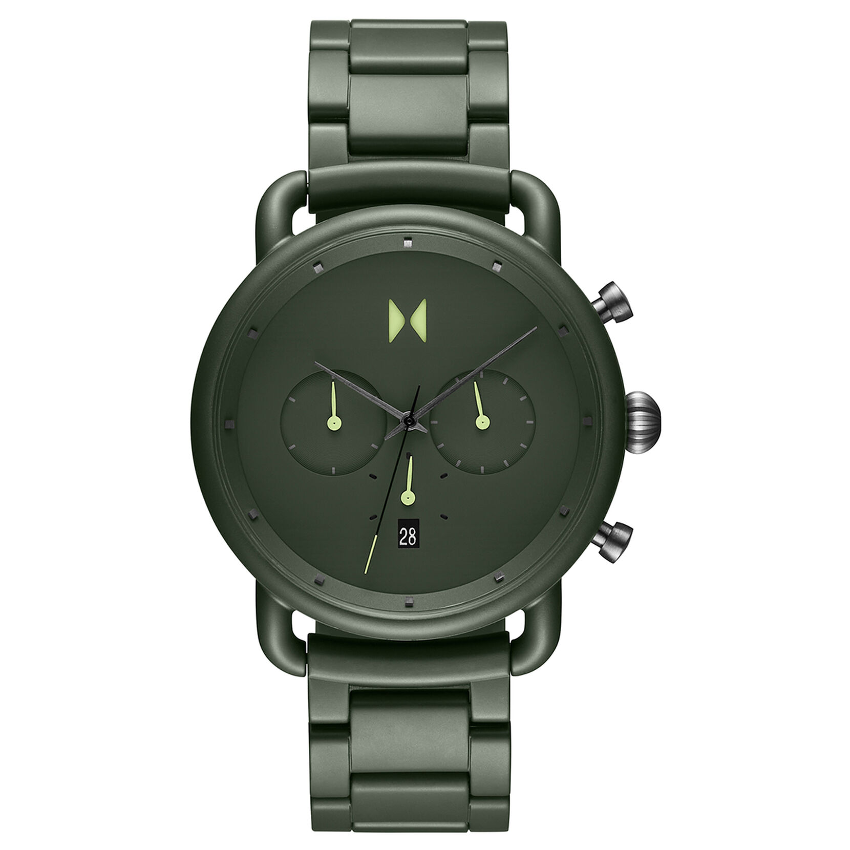 Blacktop Ceramic Men's Watch, 47mm