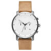 White Caramel Chronograph Men's Watch, 45mm