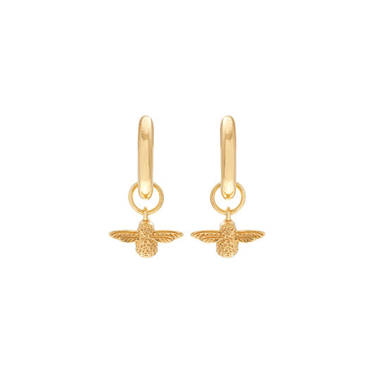 Olivia Burton 3D Bee Huggie Hoop Earrings Gold