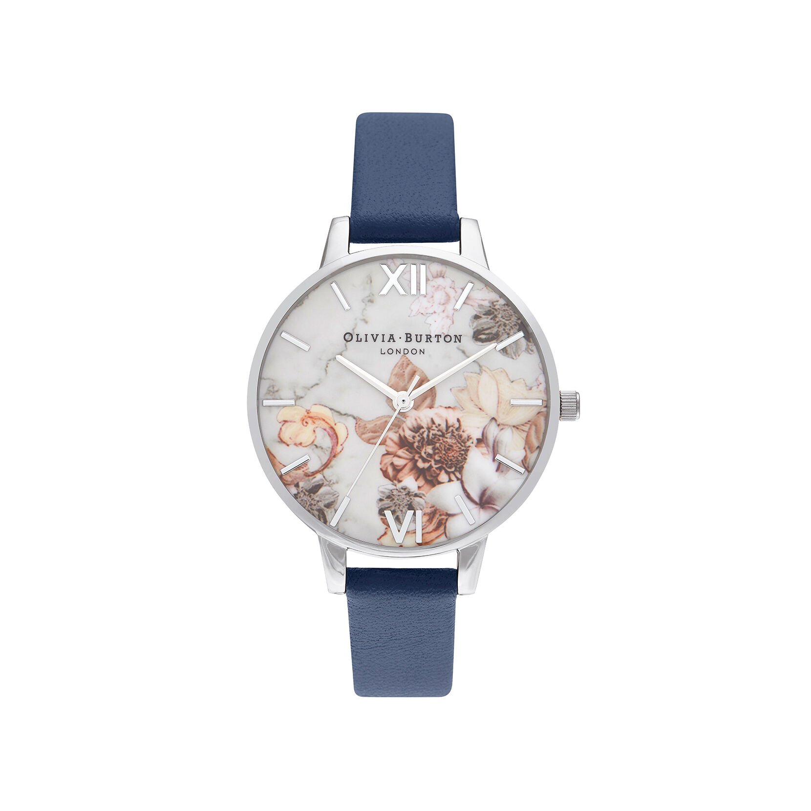 Olivia burton navy watch online