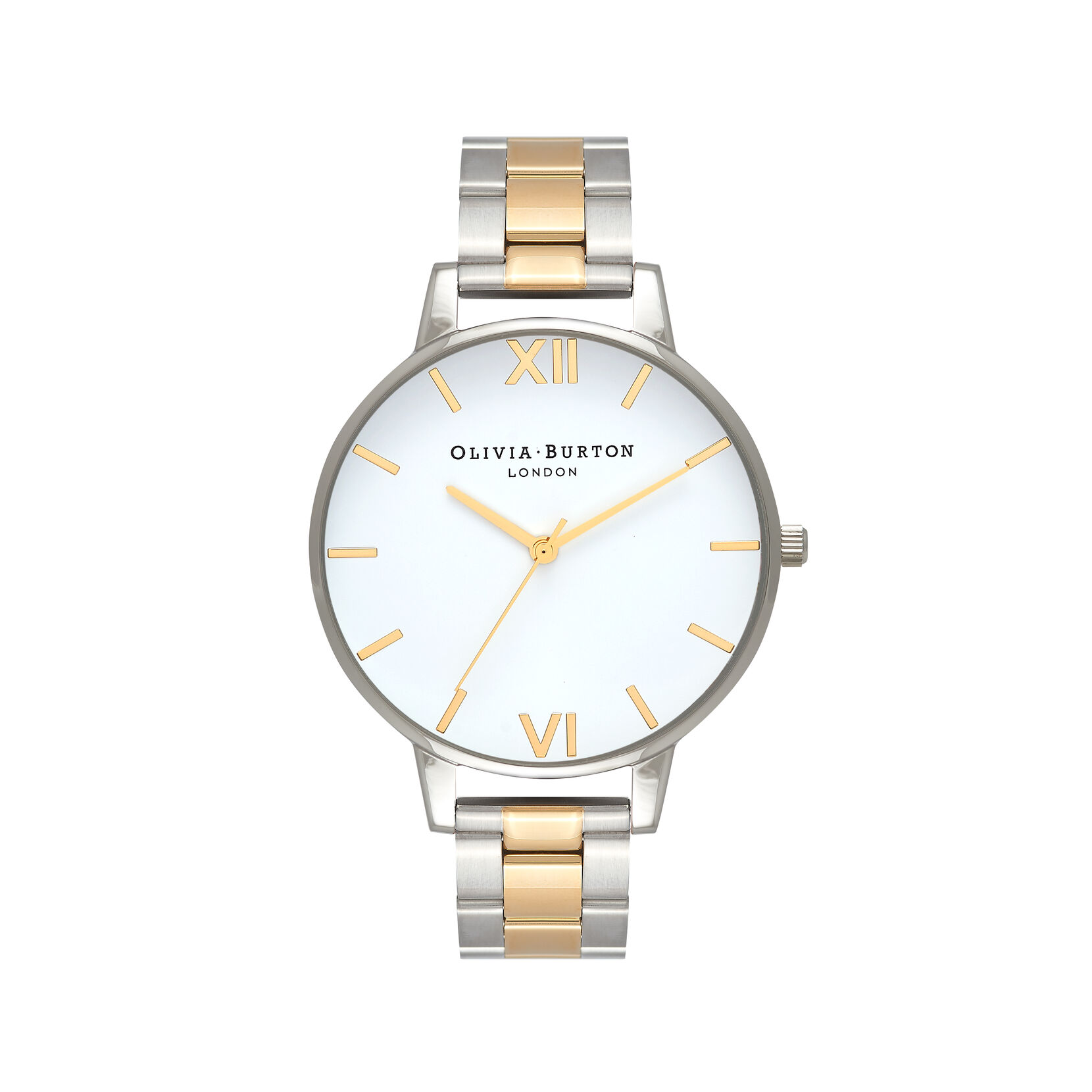 Silver & Gold Women's Watch, 38mm