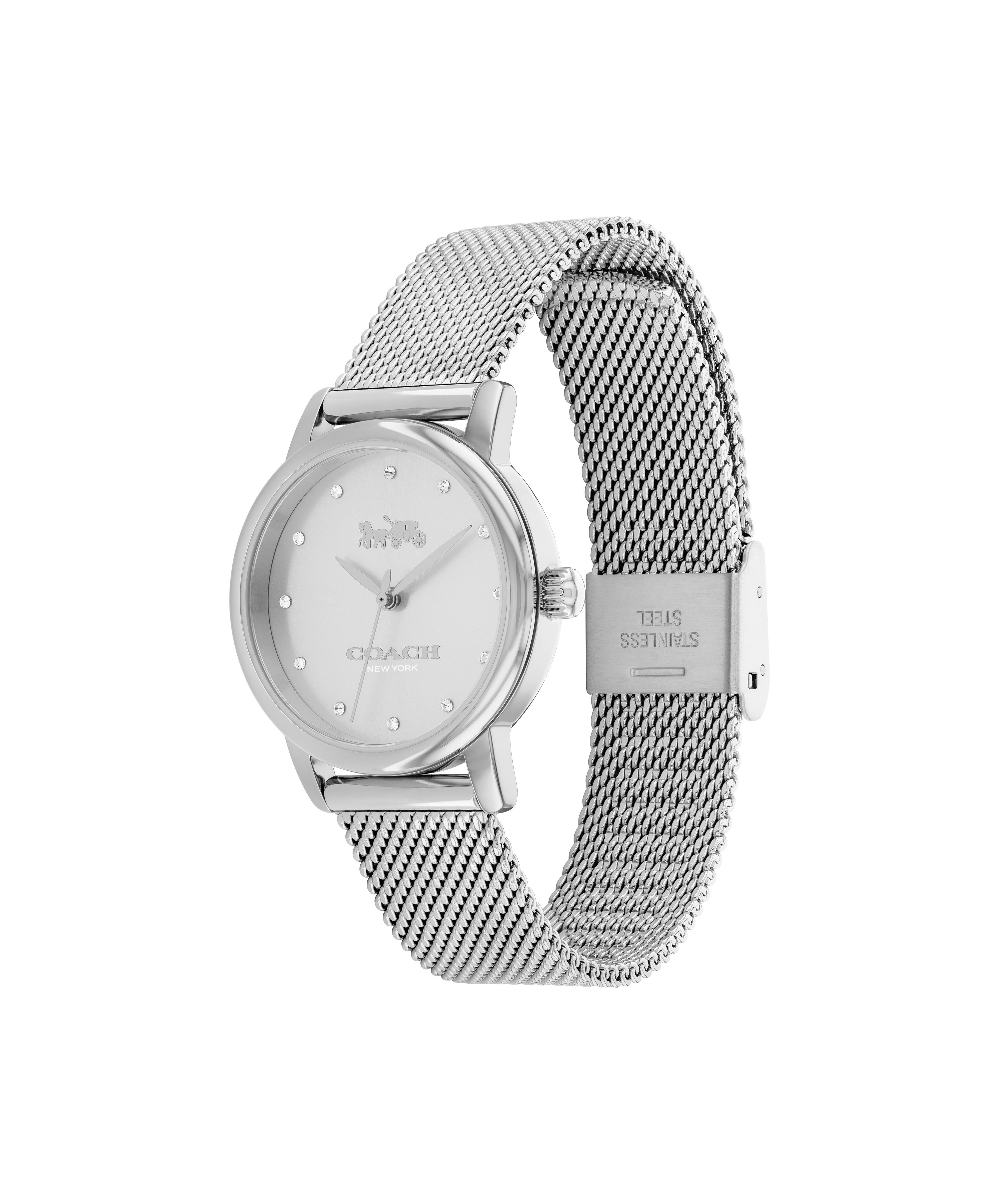 Coach mesh watch shop