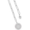 Silver Disc Women's Bracelet