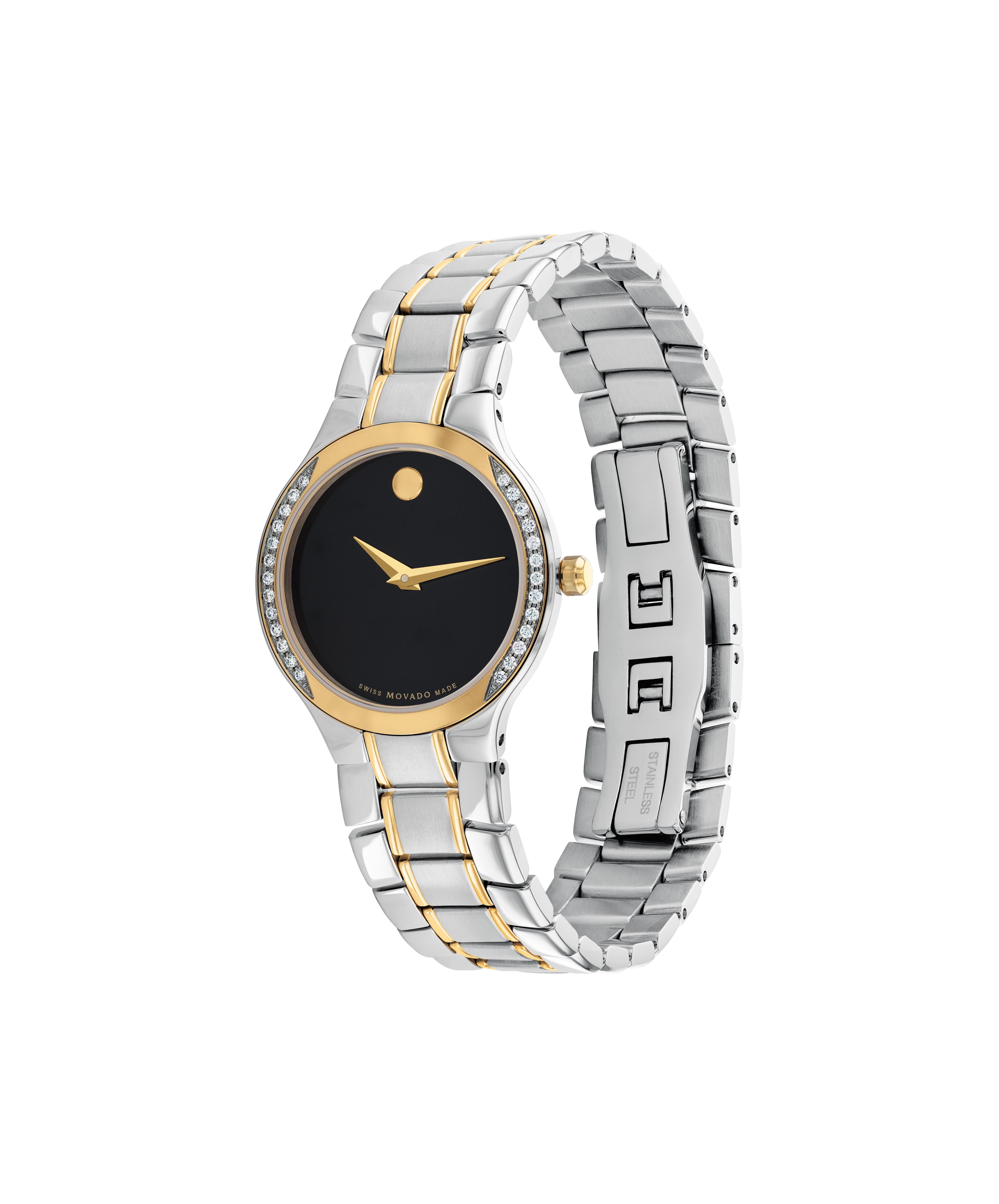 Movado serio two tone best sale