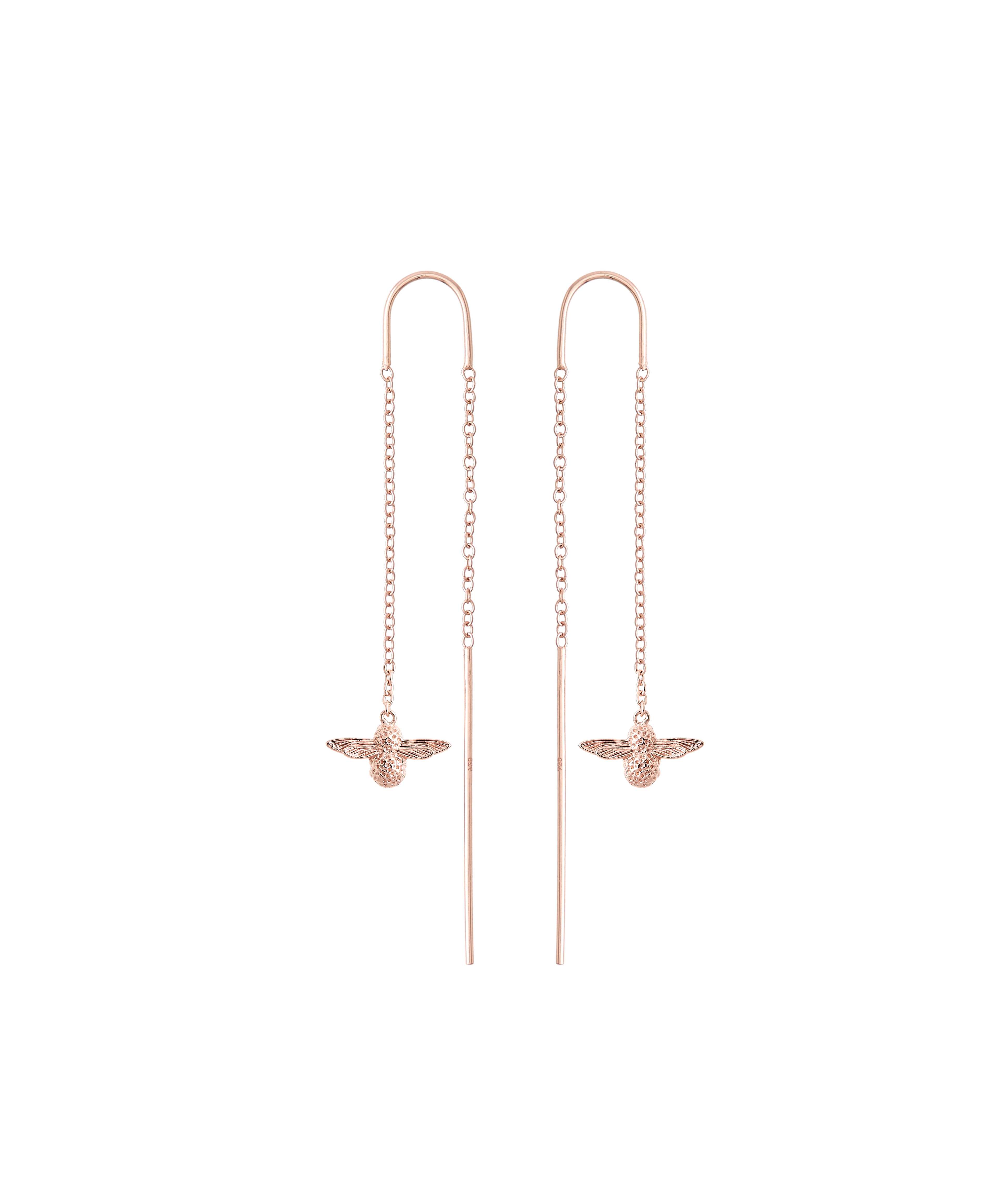 Olivia burton rose gold bee sale earrings