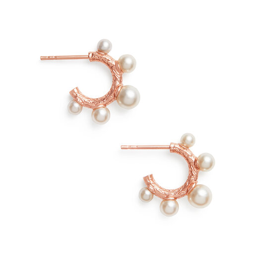 Coral Pearl Women's Hoop