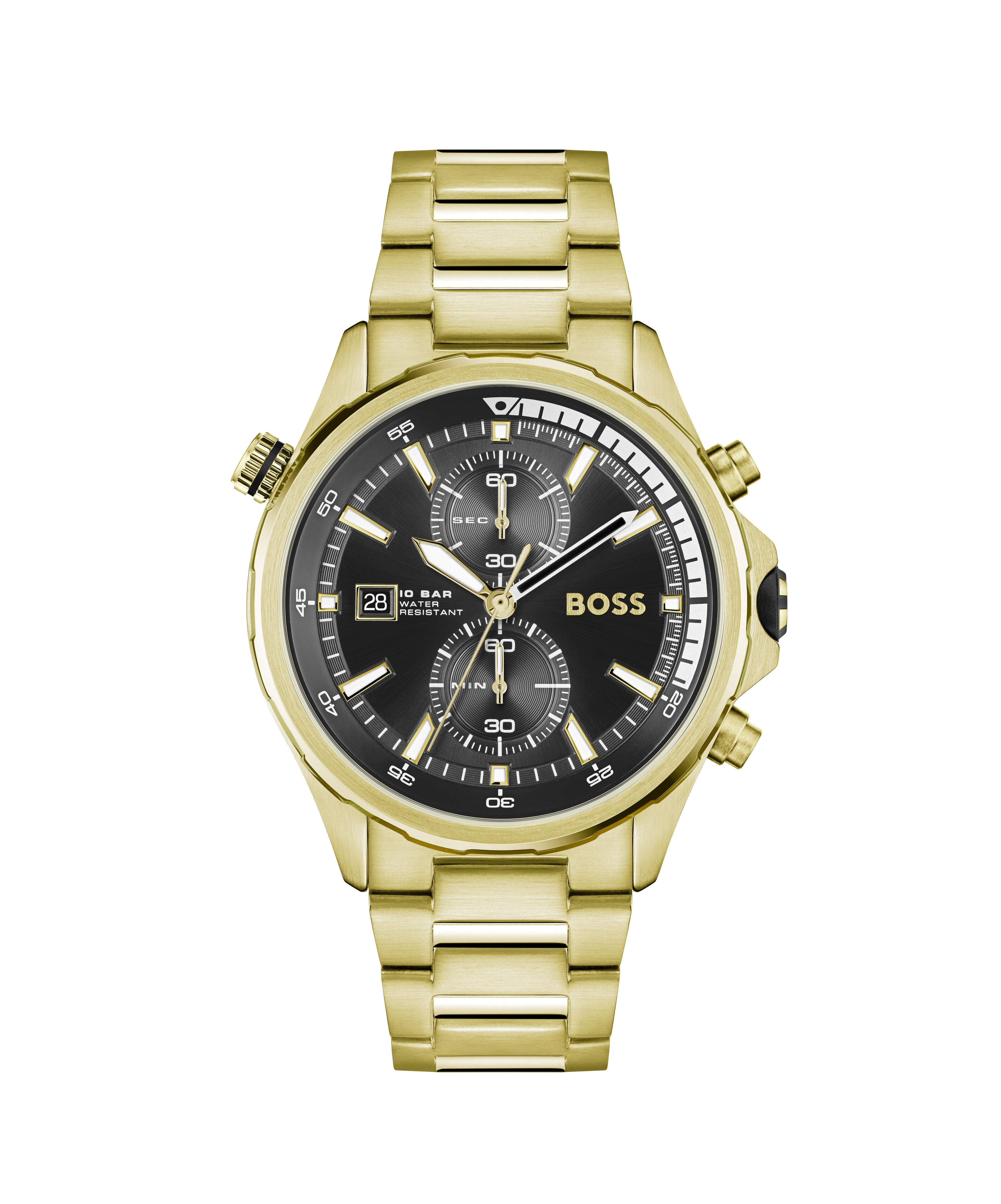 Boss gold best sale watch mens