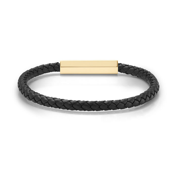 Leather Braid Bracelet Men's Bracelet