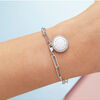 Silver Disc Women's Bracelet