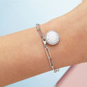 Silver Disc Women's Bracelet