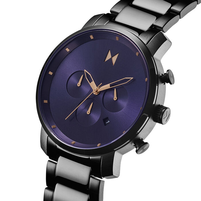 Galaxy Midnight Chronograph Men's Watch, 45mm
